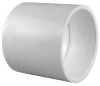 (image for) Schedule 40 1/2 in. Slip X 1/2 in. D Slip PVC Coupling
