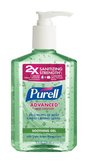 (image for) Aloe Gel Advanced Hand Sanitizer 8 oz