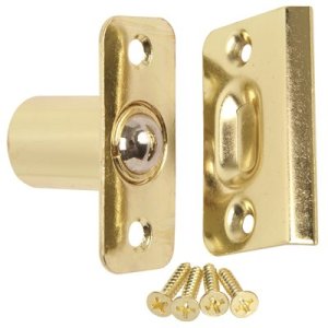 (image for) Door Ball Catch in Brass Plated