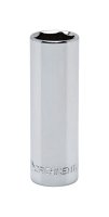 (image for) 11/16 in. x 3/8 in. drive SAE 6 Point Deep Socket 1 pc.