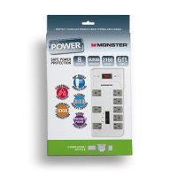 (image for) Monster Just Power It Up 2160 J 6 ft. L 8 outlets Surge Protecto