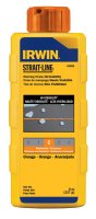 (image for) Strait-Line 8 oz. Permanent Marking Chalk Fluorescent Oran