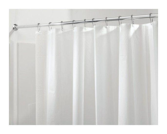 (image for) 72 in. H x 72 in. W Frost Solid Shower Curtain Liner