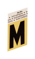 (image for) 1-1/2 in. Black Aluminum Self-Adhesive Letter M 1 pc.