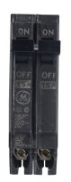 (image for) 15 amps Standard 2-Pole Circuit Breaker GE Q-Line