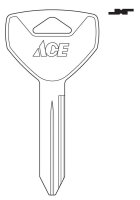 (image for) Automotive Key Blank Y157 Double sided For Chrysler