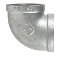 (image for) 3/4 in. FPT x 3/4 in. Dia. FPT Galvanized Malleable
