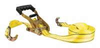 (image for) 2 in. W x 27 ft. L Yellow Cargo Strap 10000 lb. 1 pk