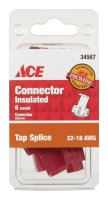 (image for) Insulated Wire Tap Splice Connector Red 6 pk