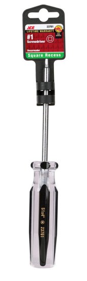 (image for) No. 1 Sizes x 4 in. L Square Recess Screwdriver 1 pc.