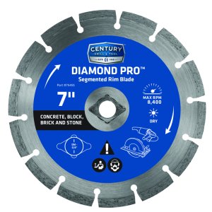 (image for) 7 in. Dia. Diamond Segmented Rim Diamond Saw Blade 1