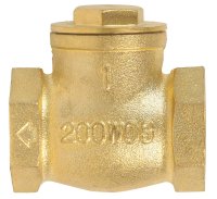 (image for) 1 in. Dia. x 1 in. Dia. Brass Swing Check Valve