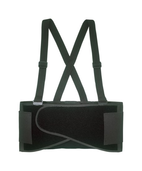 (image for) 38 in. to 47 in. Elastic Back Support Belt Black L 1 pc.