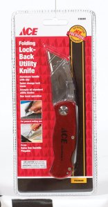 (image for) Folding Lock-back Knife Red