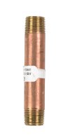(image for) 3/8 in. MPT x 3-1/2 in. L Red Brass Nipple