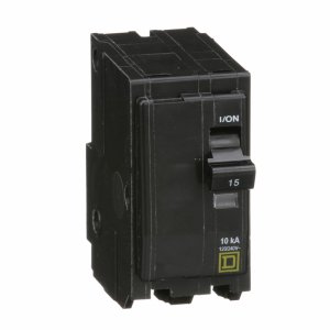 (image for) QO 15 amps Plug In 2-Pole Circuit Breaker