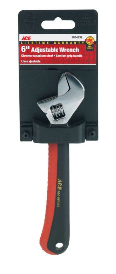 (image for) 6 in. L Adjustable Wrench 1 pc.