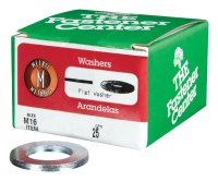 (image for) Zinc-Plated Steel M16 mm Flat Washer 25 pk