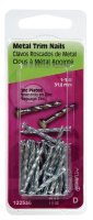 (image for) 1-1/4 in. Trim Zinc-Plated Steel Nail Flat