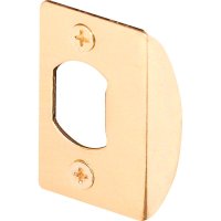 (image for) 2.25 in. H x 1-5/8 in. L Brass-Plated Steel Latch Str