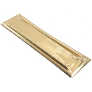 (image for) Bright Brass Mail Slot Mounting Hardware Included