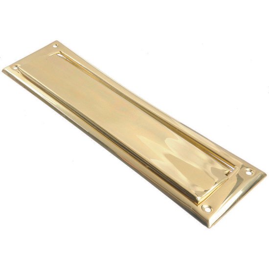 (image for) Bright Brass Mail Slot Mounting Hardware Included