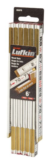 (image for) 72 in. L x 5/8 in. W Wood Rule SAE