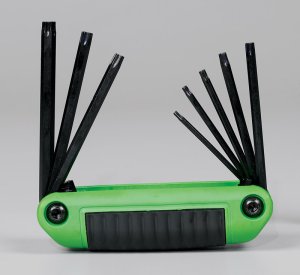 (image for) Ergo-Fold T8-T40 Fold-Up Torx Hex Key Set Multi-Size