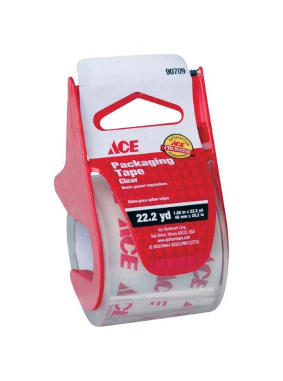 (image for) 1.88 in. W x 22.2 yd. L Packaging Tape Clear