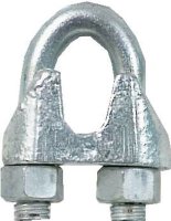 (image for) Chain Galvanized Malleable Iron Wire Rope Clip 2 in. L