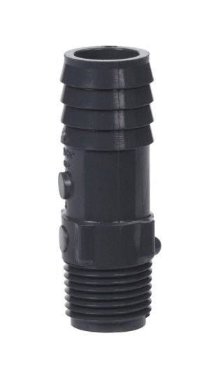 (image for) Lasco Schedule 40 3/4 in. MPT x 3/4 in. Dia. Insert PVC Reducing