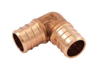 (image for) 3/4 in. PEX X 3/4 in. D PEX Brass Elbow 25-Pack