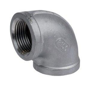 (image for) 2 in. FPT x 2 in. Dia. FPT Stainless Steel Elbow