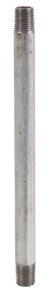 (image for) 1/8 in. MPT x 5-1/2 in. L Galvanized Steel Nipple