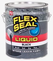 (image for) Satin Black Liquid Rubber Sealant Coating 1 gal.
