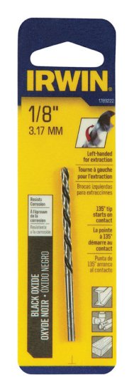 (image for) 1/8 in. x 2-3/4 in. L High Speed Steel Left Hand Drill Bit