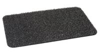 (image for) Gray Polyethylene Nonslip Door Mat 30 in. L x 18 in. W