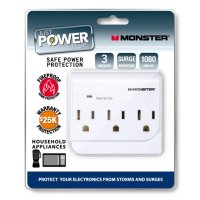 (image for) Monster Just Power It Up 1080 J 3 outlets Surge Tap