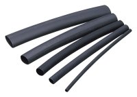 (image for) 3/4 in. Dia. Heat Shrink Tubing Black 2 pk