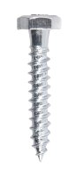 (image for) 1/4 in. x 1-1/2 in. L Hex Zinc-Plated Steel Lag Screw 10