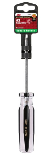 (image for) No. 3 Sizes x 4 in. L Square Recess Screwdriver 1 pc.