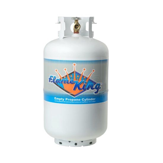 (image for) Flame King 30 lb Steel Type 1 Empty LP Tank