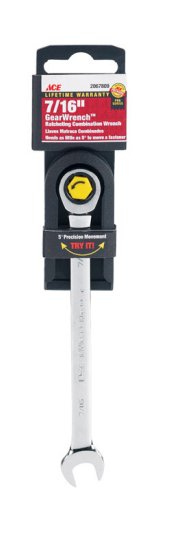 (image for) Pro Series GearWrench 7/16 x 7/16 x 6.5 in. L SAE Combinatio