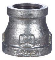 (image for) 1 in. FPT x 3/4 in. Dia. FPT Galvanized Malleable Ir
