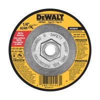 (image for) 4-1/2 in. D X 1/4 in. thick T X 5/8 in. S Metal Grinding Wheel