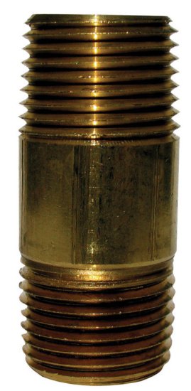 (image for) 1/4 in. MPT x 1/4 in. Dia. x 2-1/2 in. L MPT Brass Nipple