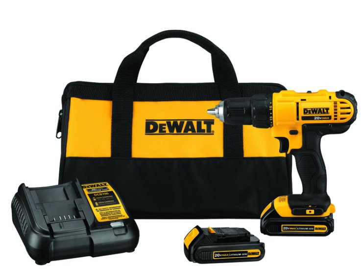 (image for) 20 volt Brushed Cordless Compact Drill/Driver Kit 1/2 in. 1500