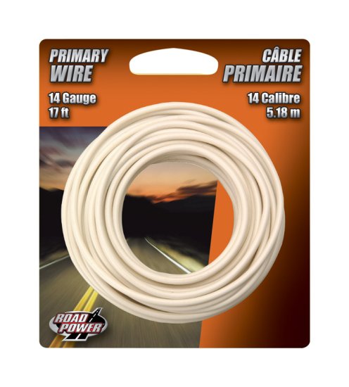 (image for) 17 ft. 14 Ga. Primary Wire White
