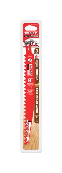 (image for) Demo Demon 9 in. Carbide Tipped Pruning Reciprocating Saw