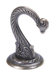 (image for) Brass Steel 1-1/2 in. H Sturdy Swag Hook 2 pk